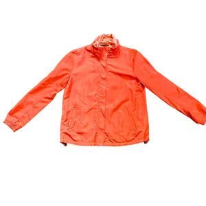 Tribal Waterproof Jacket Womens Size Small Orange Raincoat Outdoor Hiking Cabin